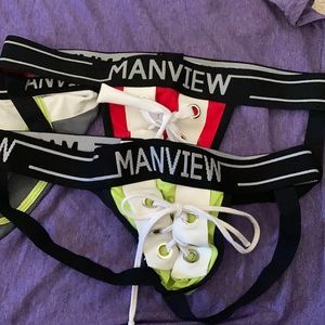 Manview jockstrap/brief bundle